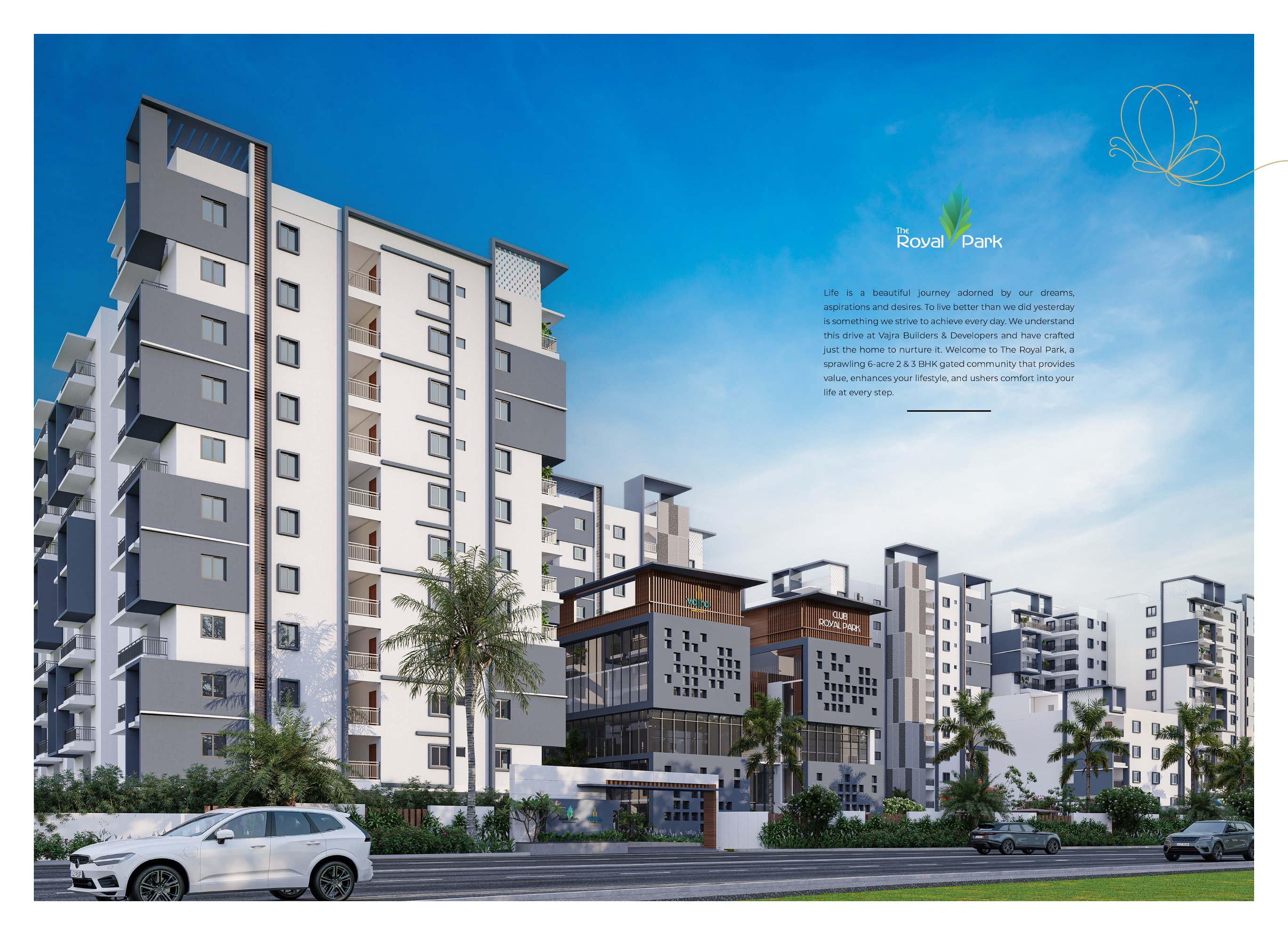 Buy The Royal Park Luxury Flats in Bowrampet, Hyderabad Hyderabad - Photo 2 | Book Site Visit