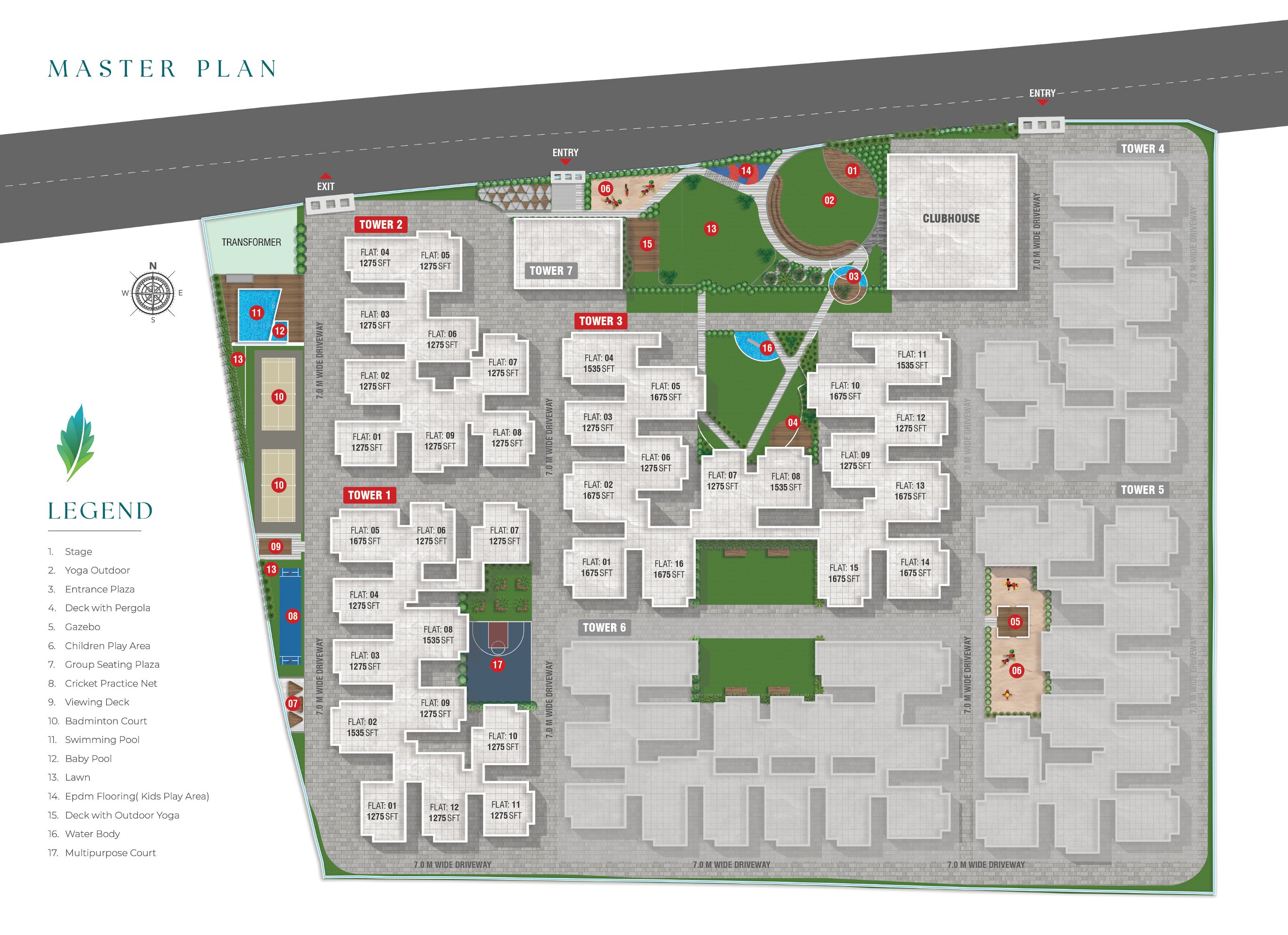 Buy The Royal Park Luxury Flats in Bowrampet, Hyderabad Hyderabad - Photo 8 | Book Site Visit