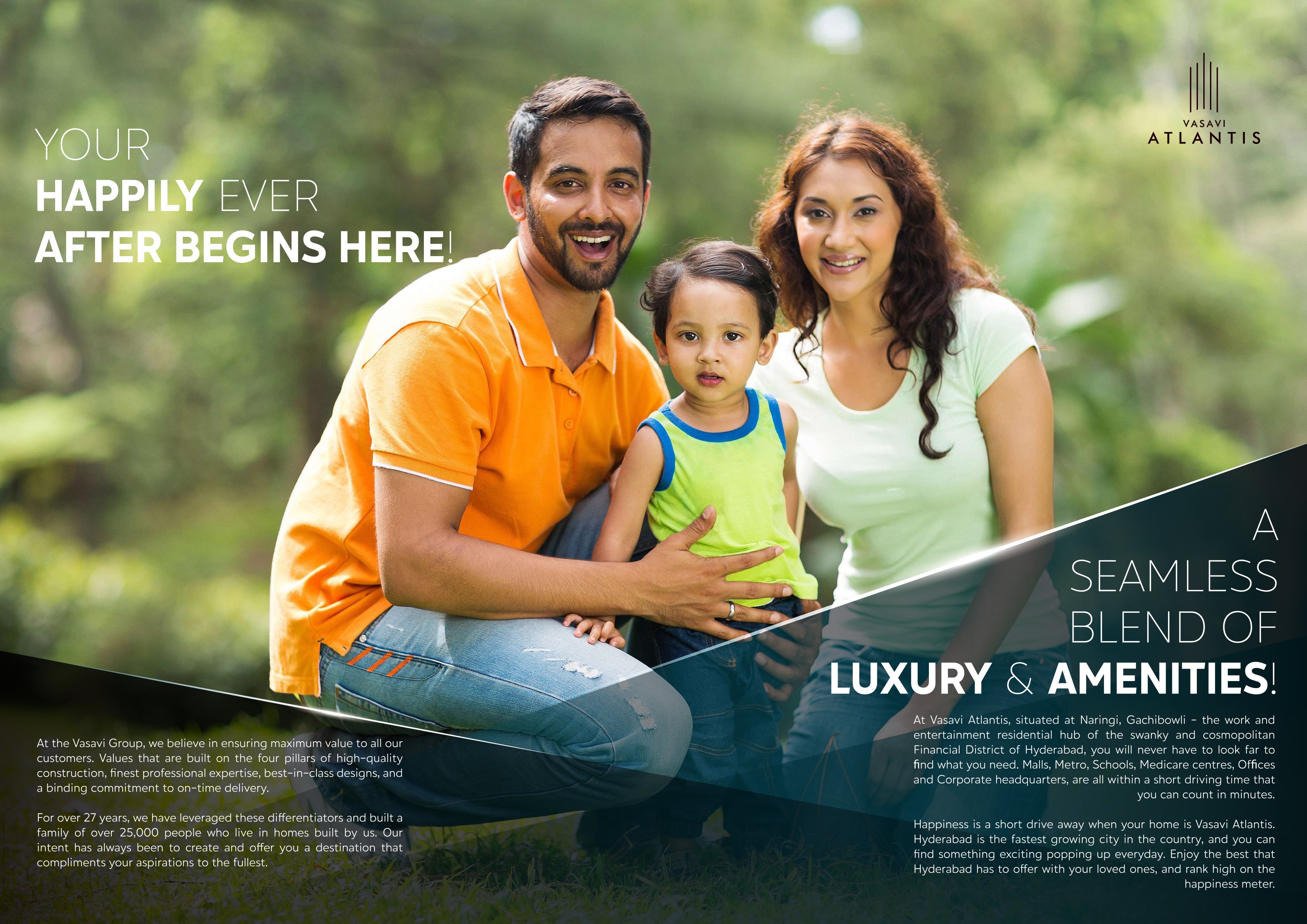 Buy Vasavi Atlantis Luxury Flats in Narsingi, Hyderabad Hyderabad - Photo 3 | Book Site Visit