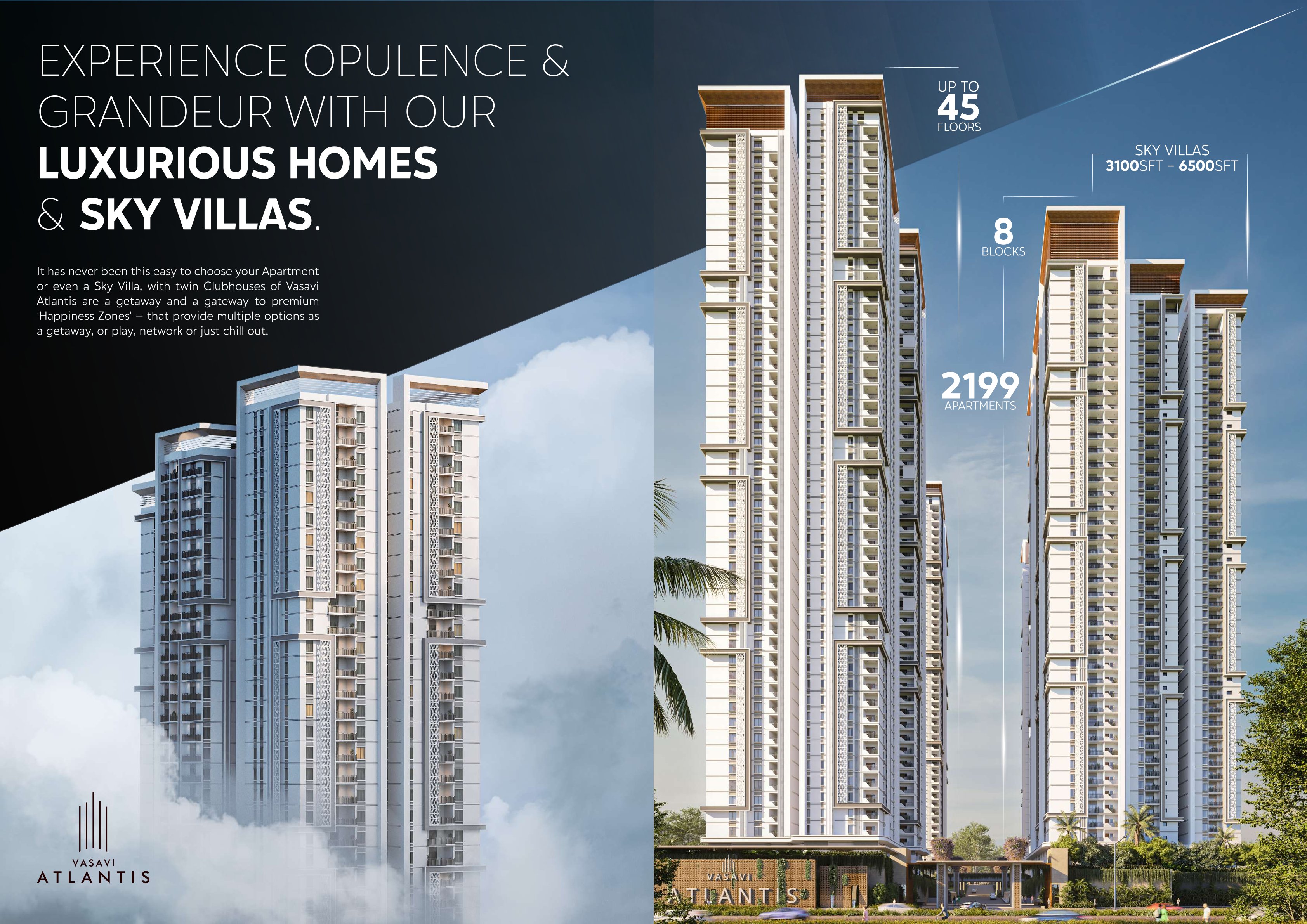 Buy Vasavi Atlantis Luxury Flats in Narsingi, Hyderabad Hyderabad - Photo 4 | Book Site Visit