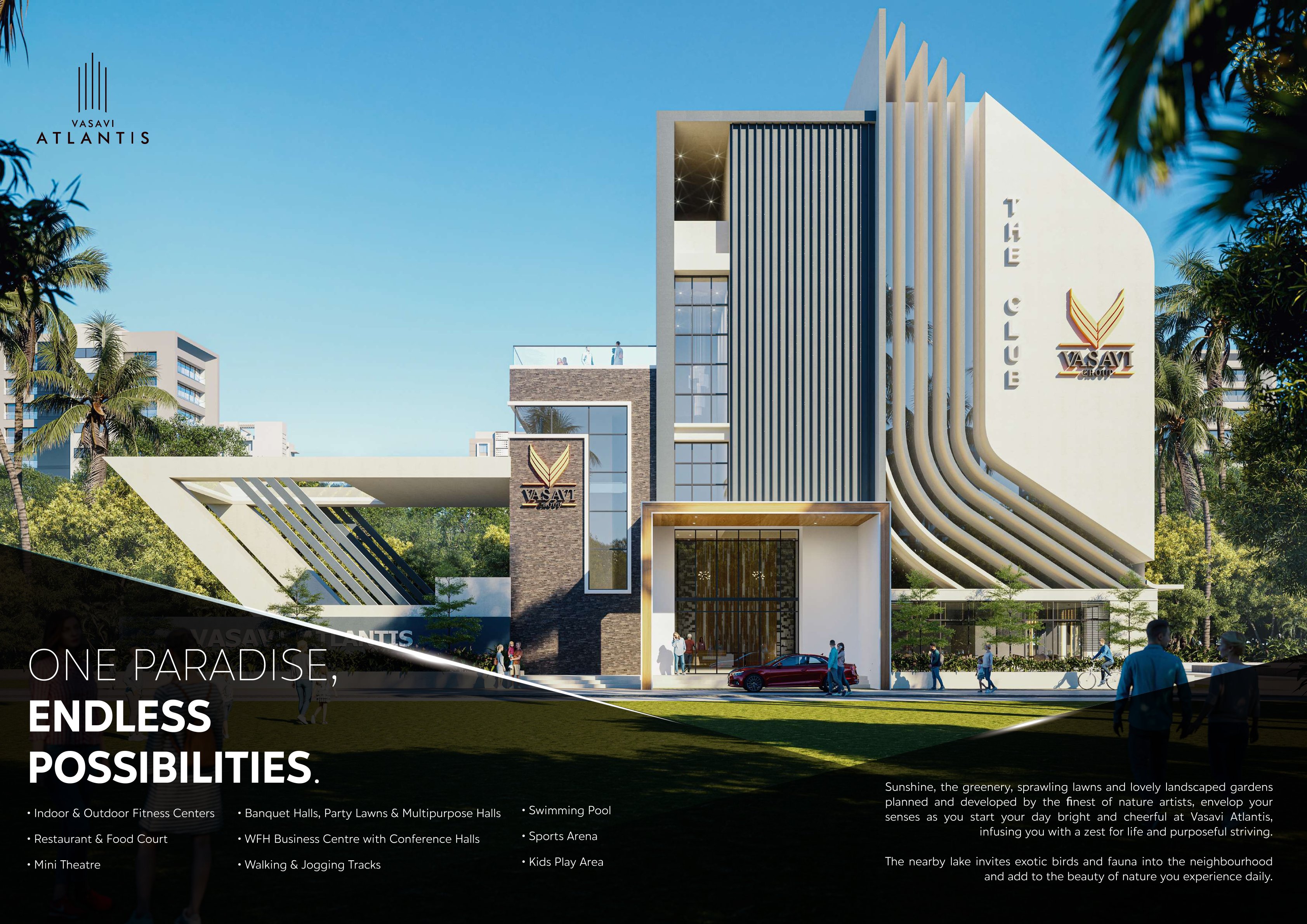 Buy Vasavi Atlantis Luxury Flats in Narsingi, Hyderabad Hyderabad - Photo 5 | Book Site Visit
