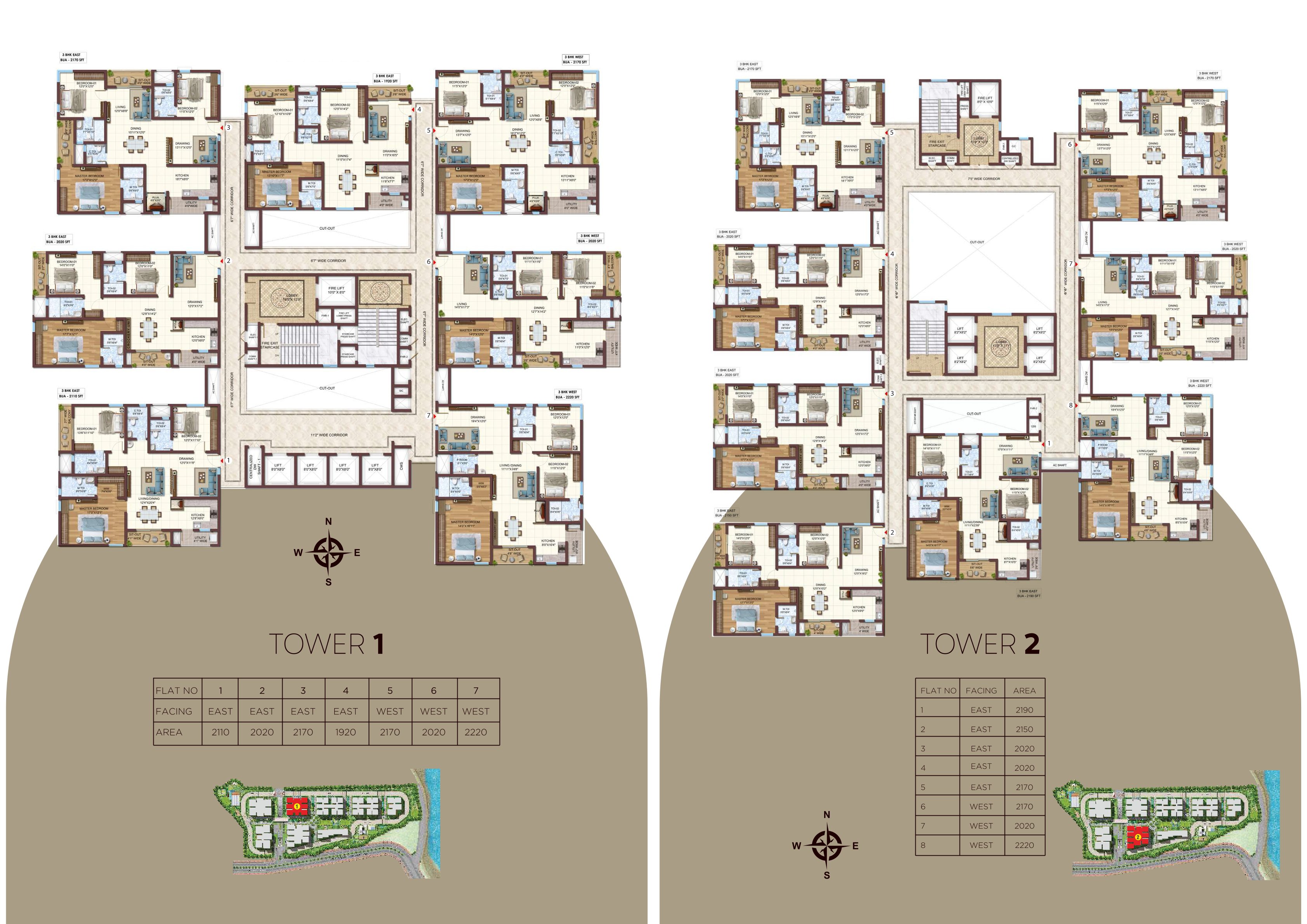 Buy Vasavi Atlantis Luxury Flats in Narsingi, Hyderabad Hyderabad - Photo 6 | Book Site Visit